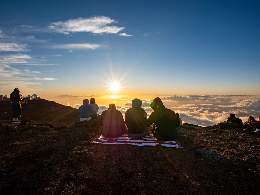 Sunset at the summit