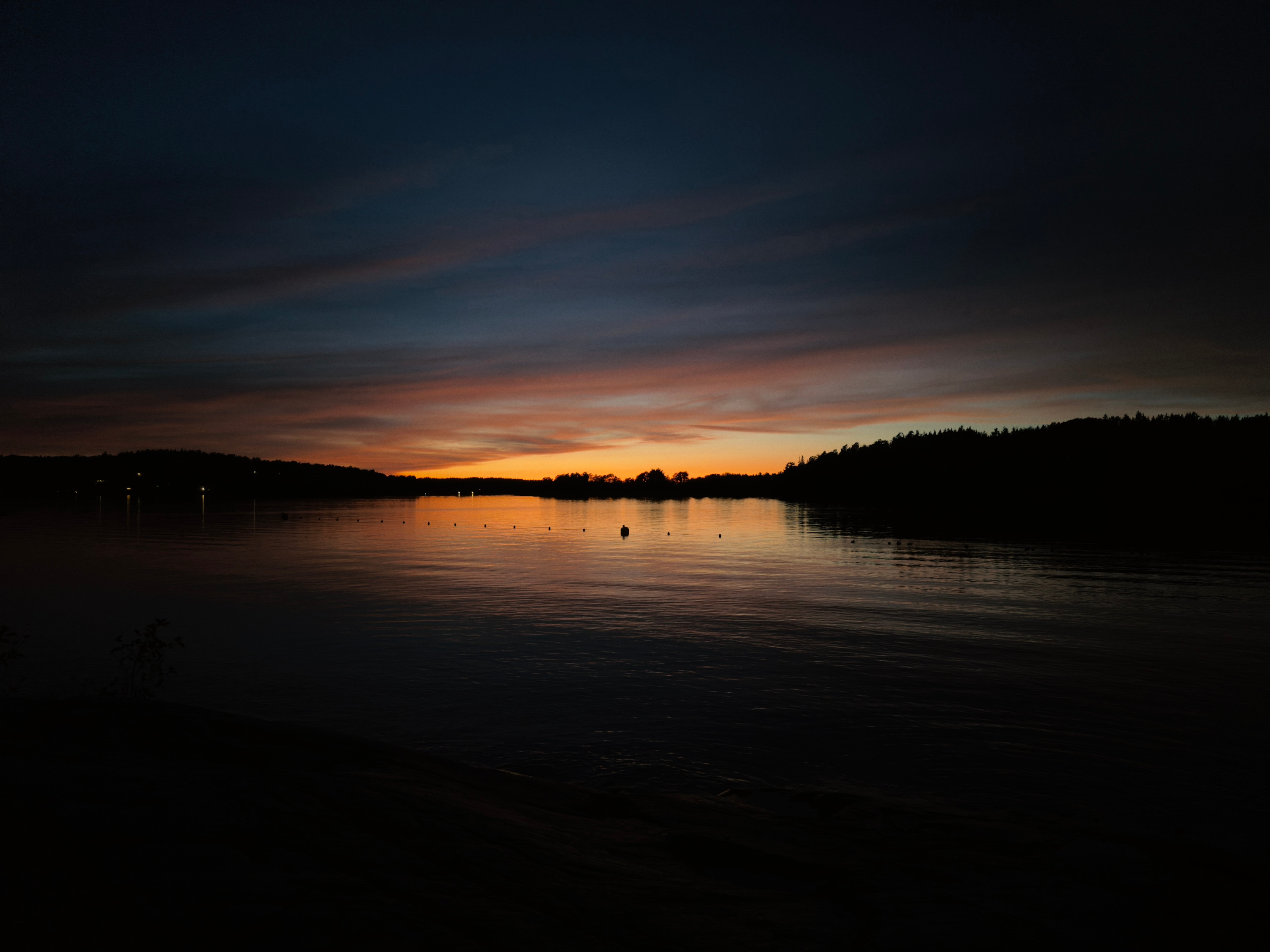 Late summer sunset